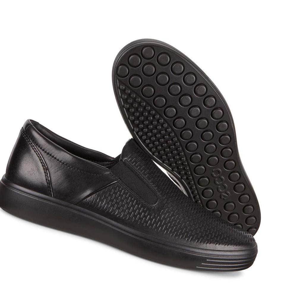 Ecco Soft 7 Slip-on Sneakers Herr Svarta | SE 635WNB